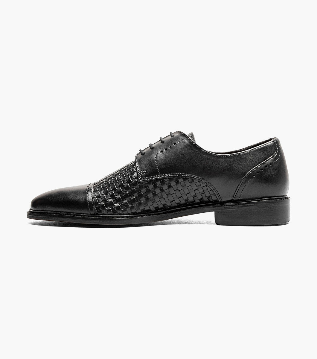 Stacy Adams Franchetti Cap Toe Oxford RedZone Collection - Black