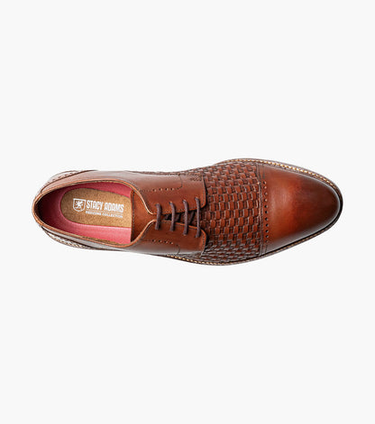 Stacy Adams Franchetti Cap Toe Oxford RedZone Collection - Cognac