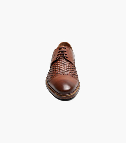 Stacy Adams Franchetti Cap Toe Oxford RedZone Collection - Cognac