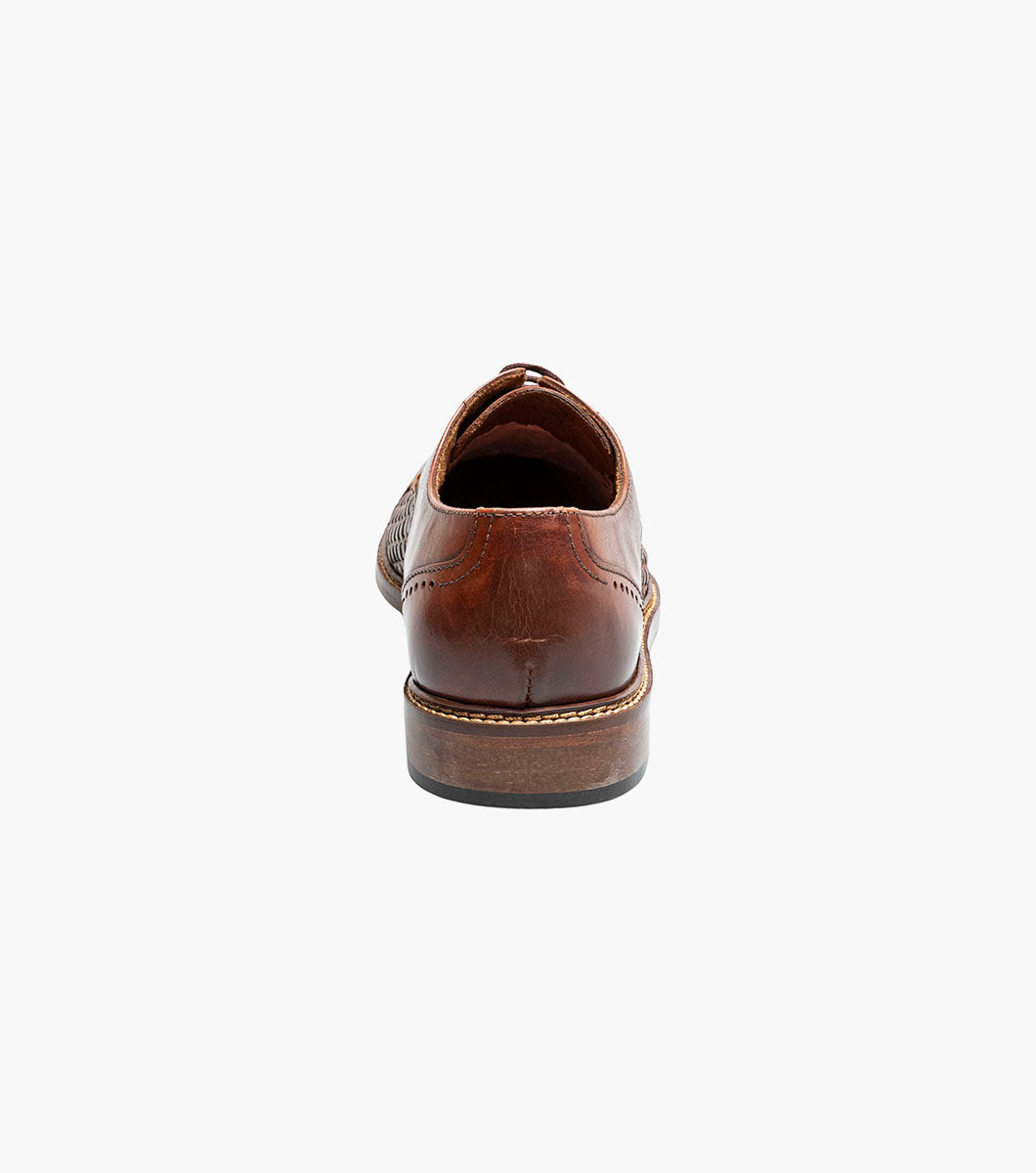 Stacy Adams Franchetti Cap Toe Oxford RedZone Collection - Cognac
