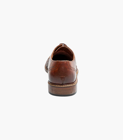 Stacy Adams Franchetti Cap Toe Oxford RedZone Collection - Cognac