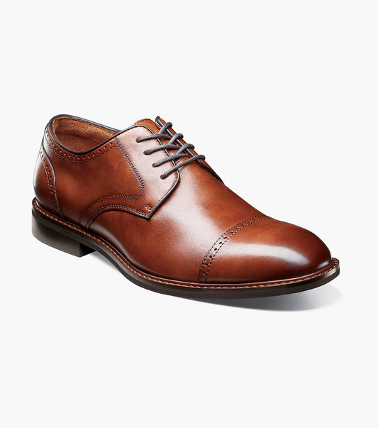 Stacy Adams Bailey Cap Toe Oxford Men’s Dress Shoes - Brandy