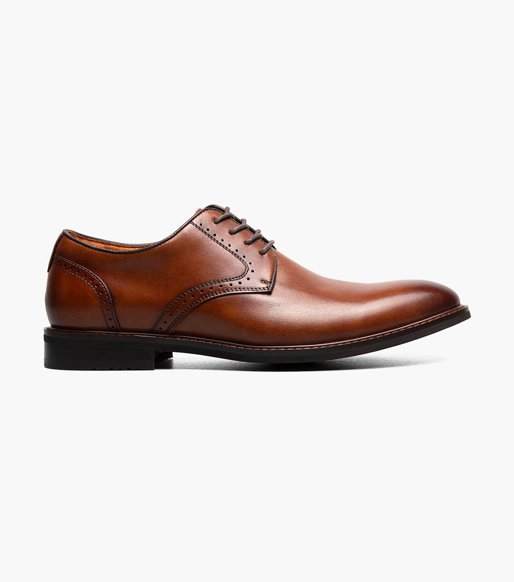 Stacy Adams Benson Plain Toe Oxford Newest Shoes - Brandy