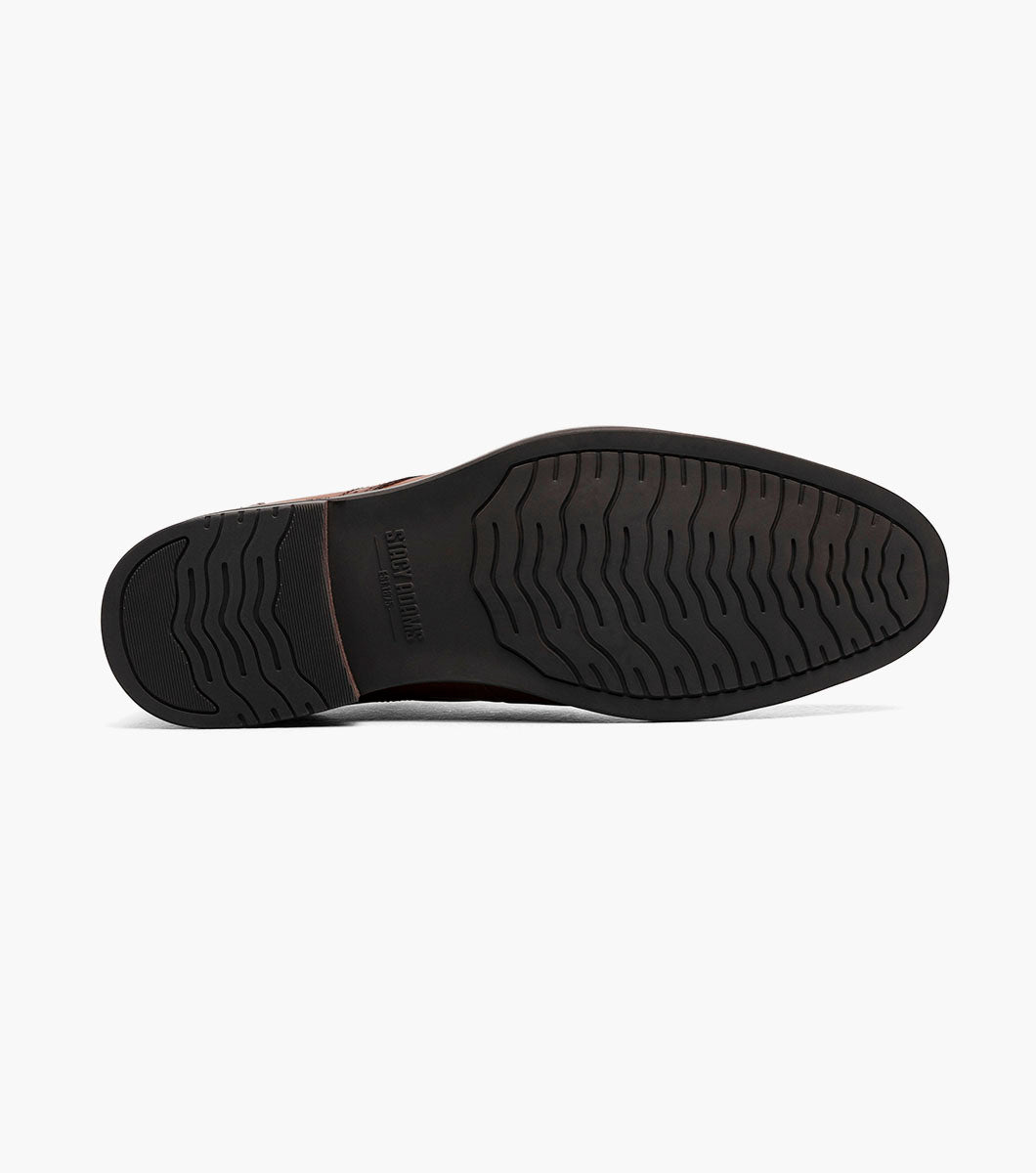 Stacy Adams Benson Plain Toe Oxford Newest Shoes - Brandy