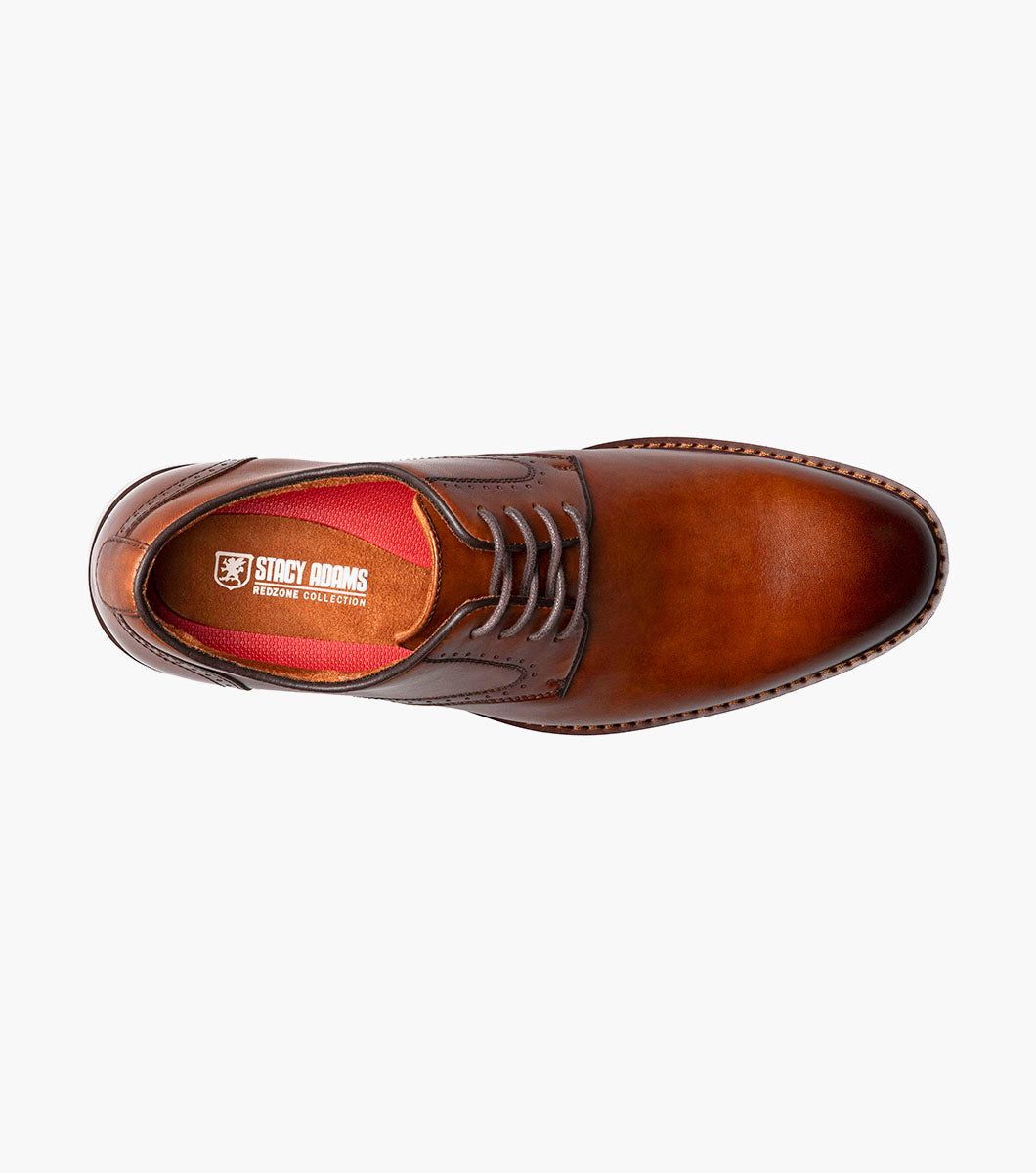 Stacy Adams Benson Plain Toe Oxford Newest Shoes - Brandy