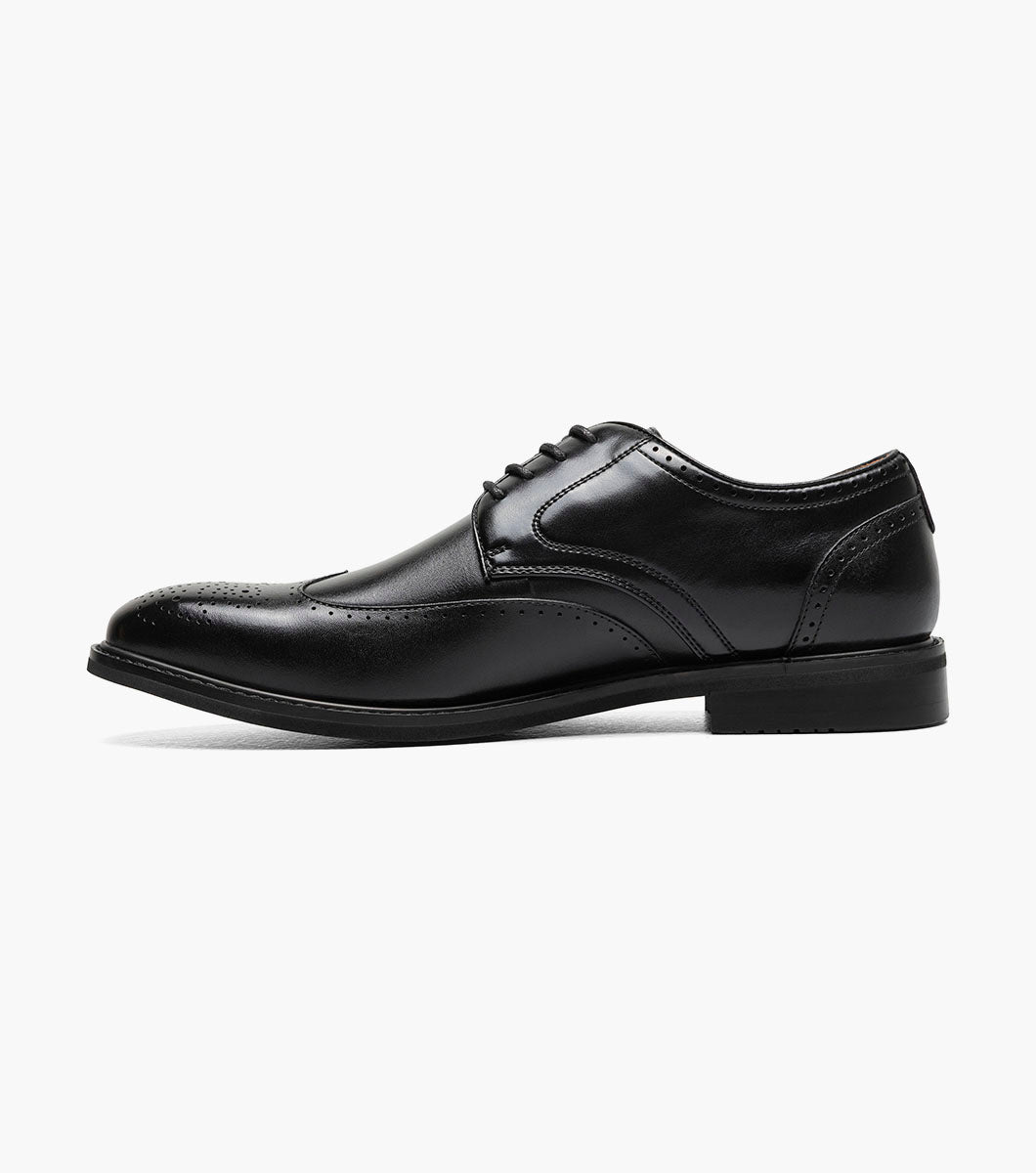 Stacy Adams Bennett Wingtip Oxford Men’s Dress Shoes - Black
