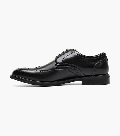 Stacy Adams Bennett Wingtip Oxford Men’s Dress Shoes - Black