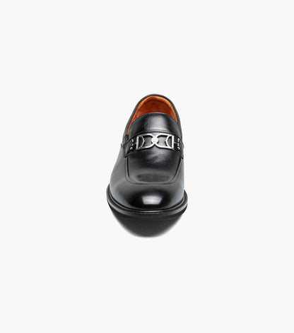 Stacy Adams Boyd Moc Toe Bit Slip On Men’s Dress Shoes - Black