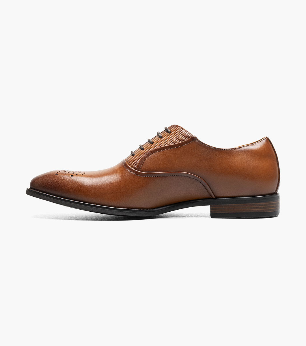 Stacy Adams Langford Plain Toe Oxford Newest Shoes - Cognac