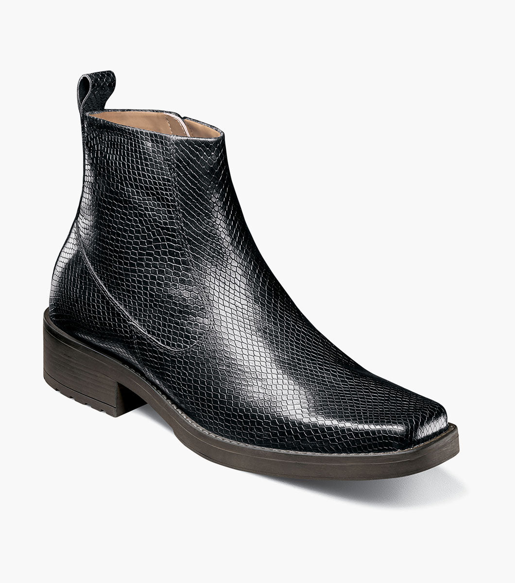Stacy Adams Shea Plain Toe Side Zip Boot RedZone Collection - Brown