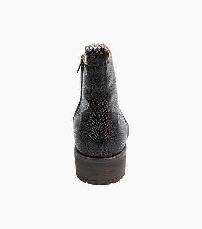 Stacy Adams Shea Plain Toe Side Zip Boot RedZone Collection - Brown