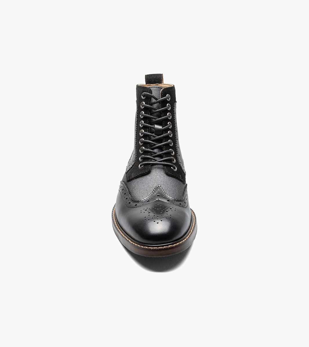 Stacy Adams Finnegan Wingtip Lace Up Boot Men’s Casual Shoes - Black Multi