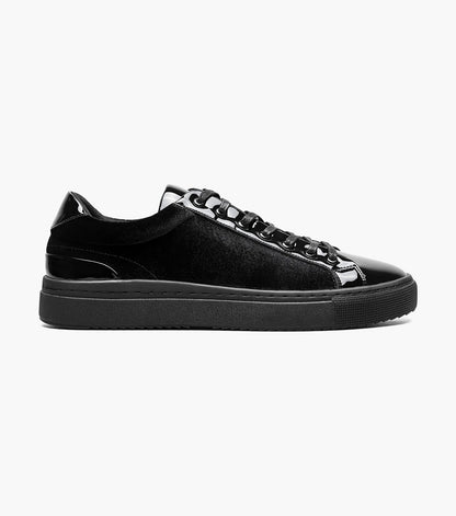 Stacy Adams Dante Lace To Toe Sneaker RedZone Collection - Black Smooth