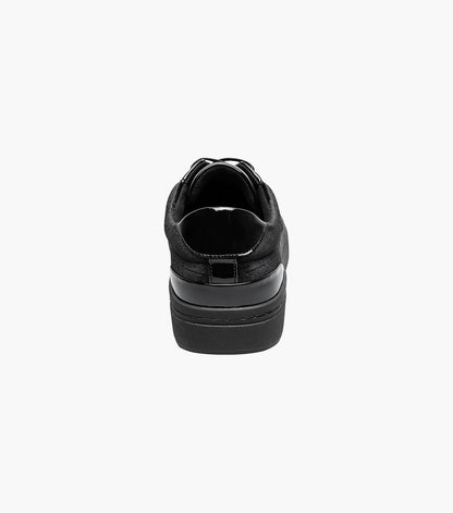 Stacy Adams Dante Lace To Toe Sneaker RedZone Collection - Black Smooth