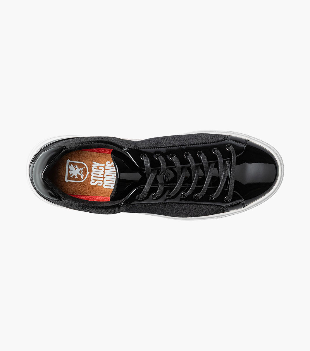 Stacy Adams Dante Lace To Toe Sneaker RedZone Collection - Black