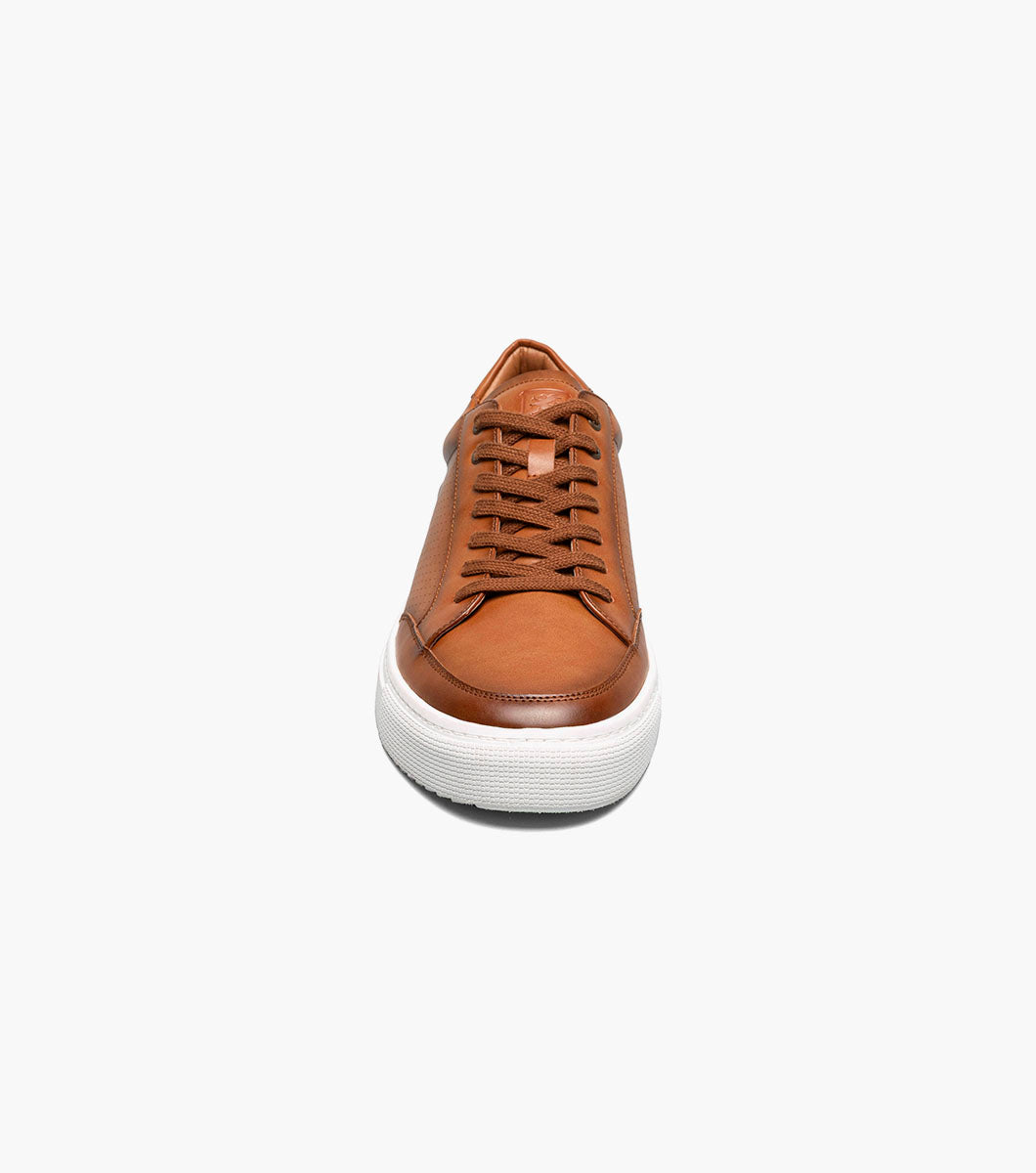 Stacy Adams Dorian Lace To Toe Sneaker Men’s Casual Shoes - Cognac