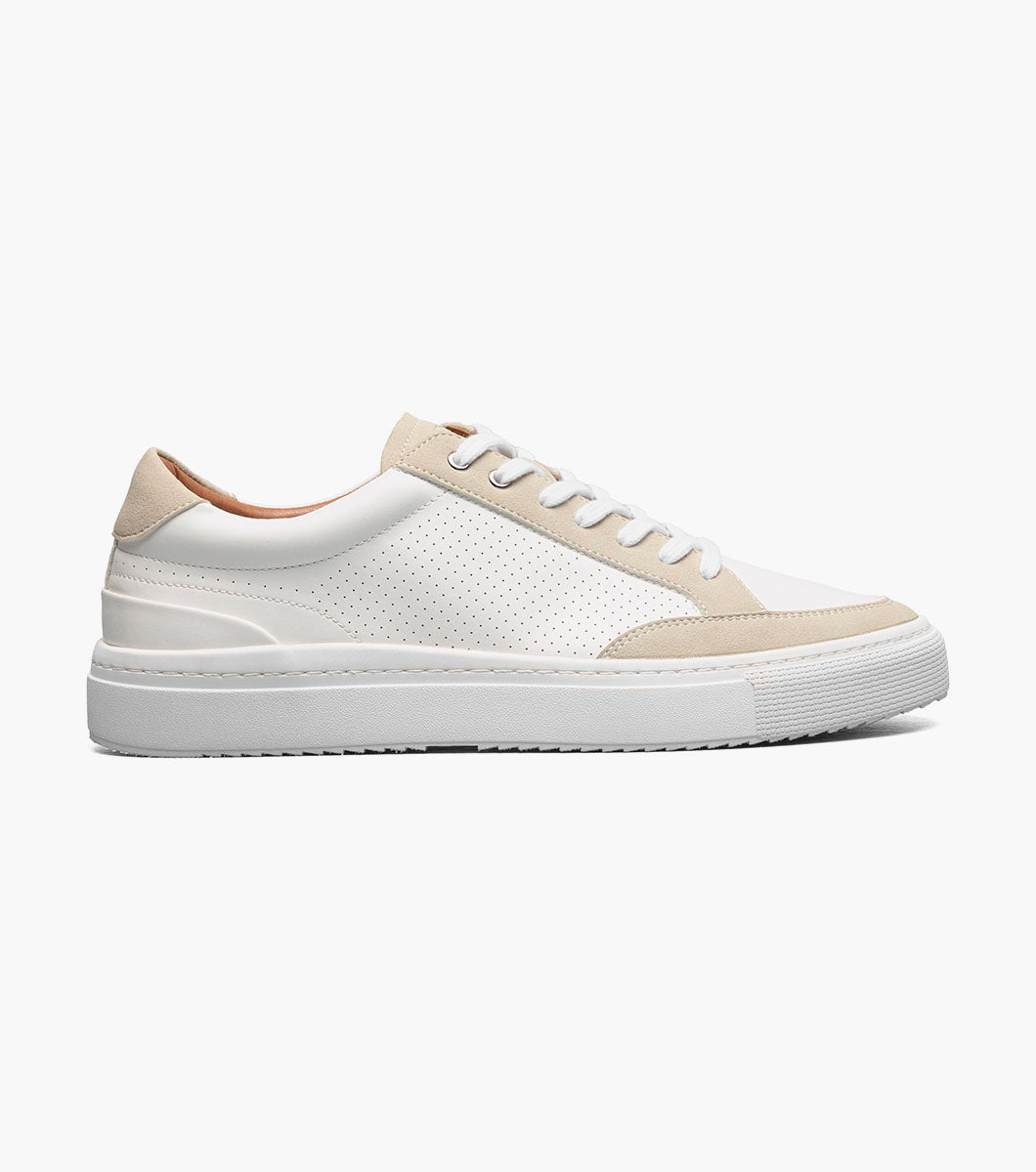 Stacy Adams Dorian Lace To Toe Sneaker Men’s Casual Shoes - White