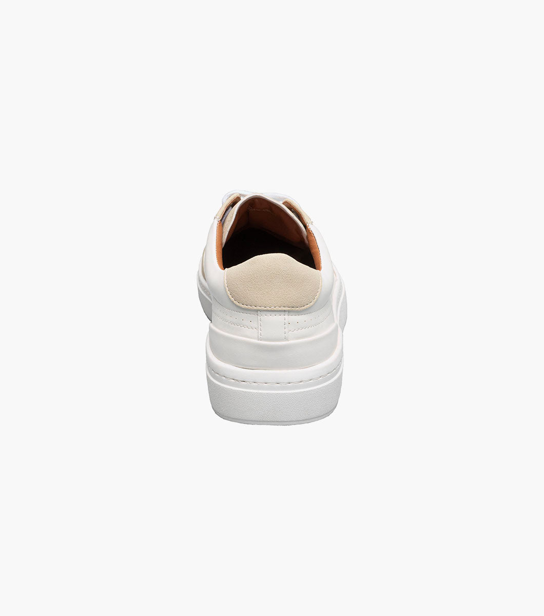 Stacy Adams Dorian Lace To Toe Sneaker Men’s Casual Shoes - White