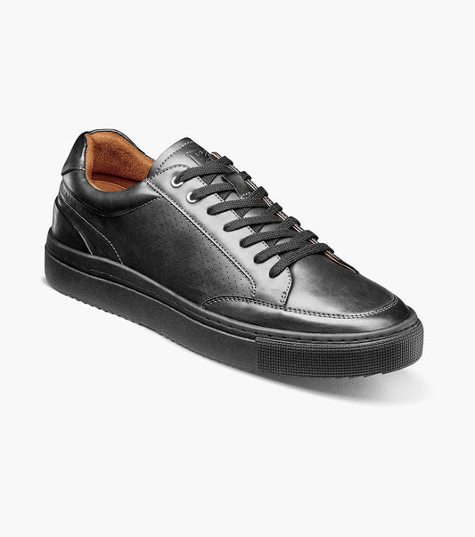 Stacy Adams Dorian Lace To Toe Sneaker Men’s Casual Shoes - Black Smooth