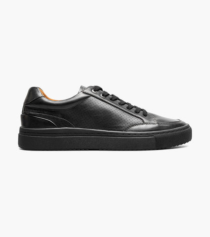 Stacy Adams Dorian Lace To Toe Sneaker Men’s Casual Shoes - Black Smooth