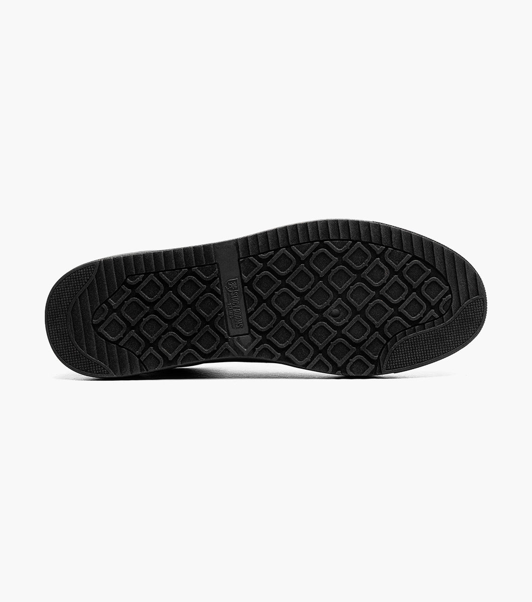 Stacy Adams Dorian Lace To Toe Sneaker Men’s Casual Shoes - Black Smooth