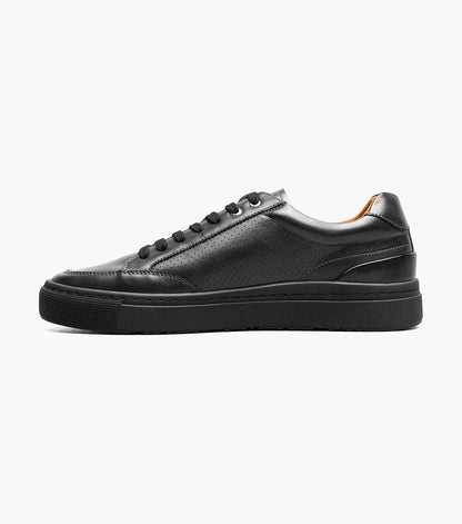 Stacy Adams Dorian Lace To Toe Sneaker Men’s Casual Shoes - Black Smooth