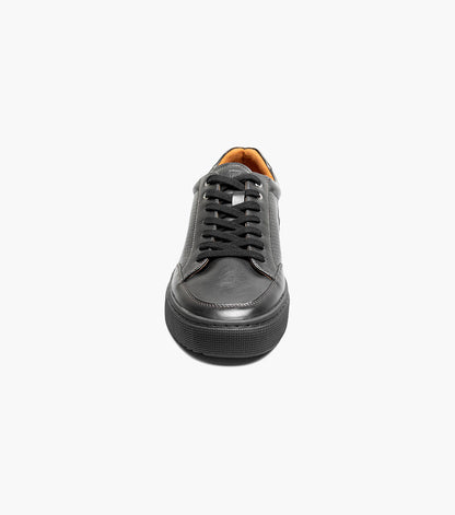 Stacy Adams Dorian Lace To Toe Sneaker Men’s Casual Shoes - Black Smooth