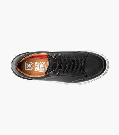 Stacy Adams Dorian Lace To Toe Sneaker Men’s Casual Shoes - Black