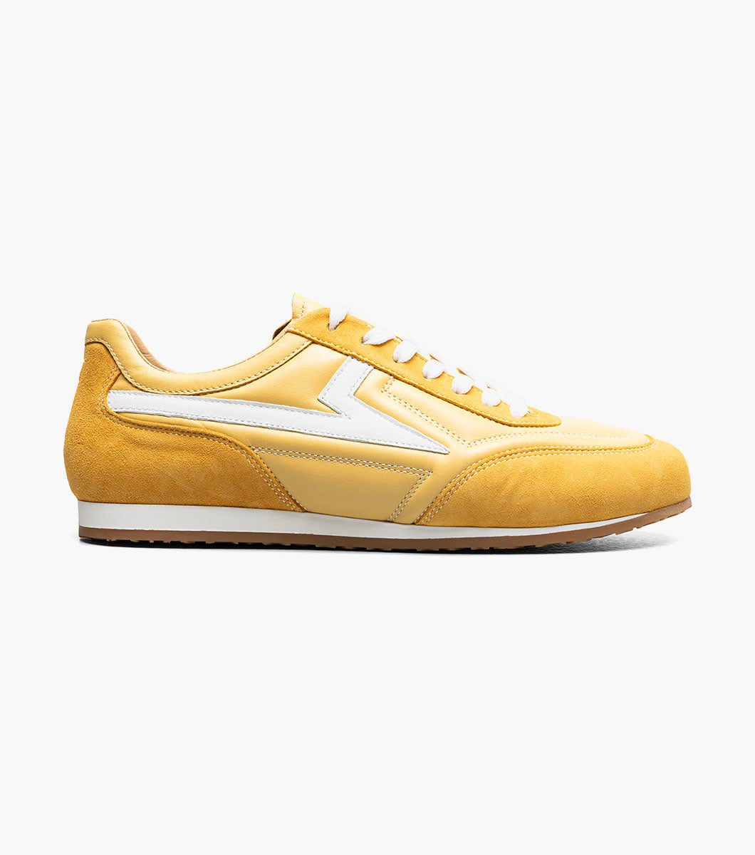 Stacy Adams Action 150 Sporty Lace Up Newest Sneakers - Yellow