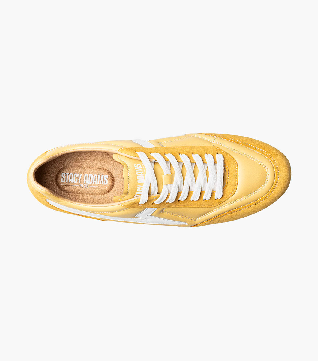 Stacy Adams Action 150 Sporty Lace Up Newest Sneakers - Yellow