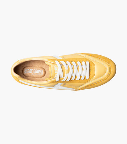 Stacy Adams Action 150 Sporty Lace Up Newest Sneakers - Yellow