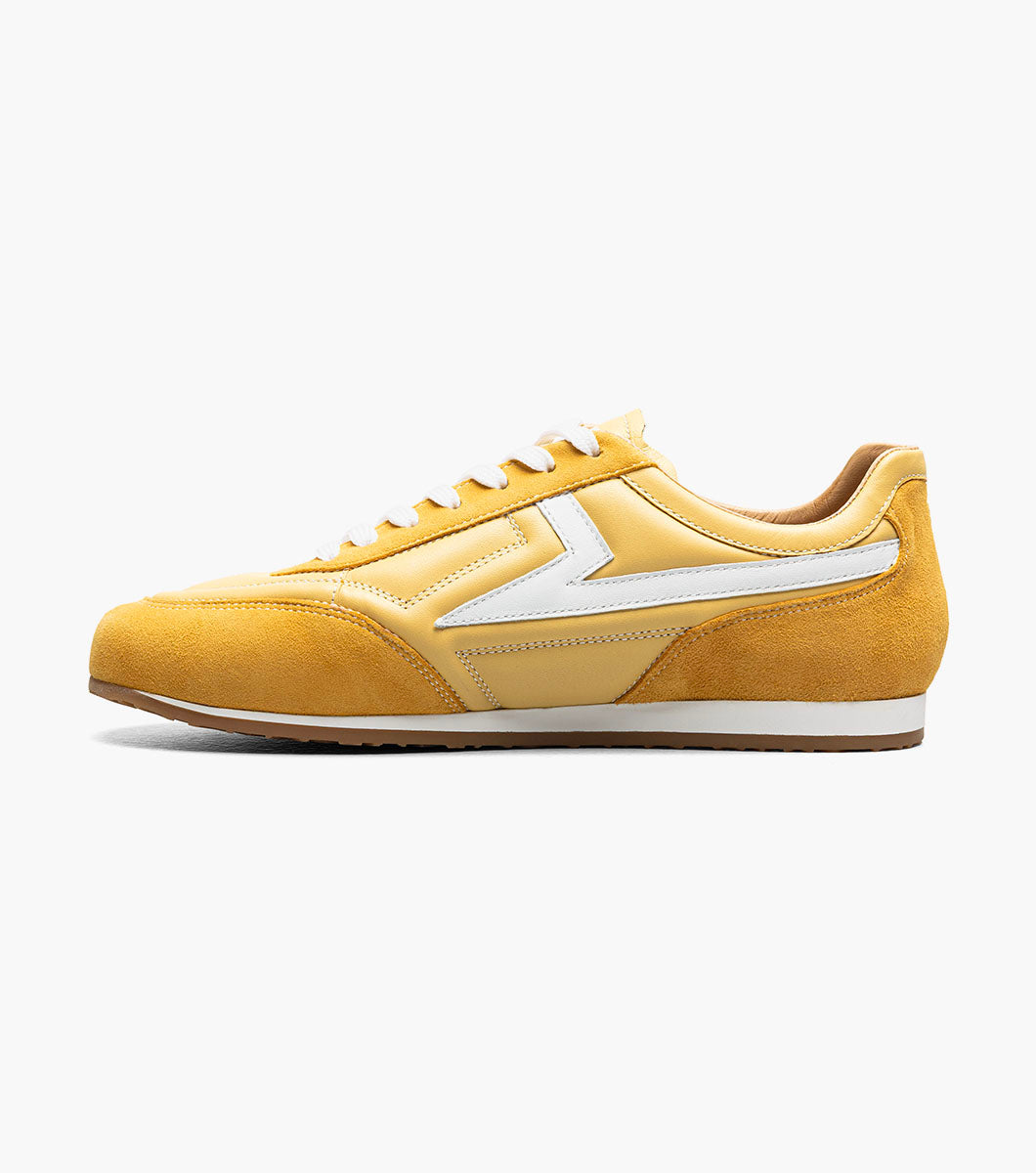 Stacy Adams Action 150 Sporty Lace Up Newest Sneakers - Yellow