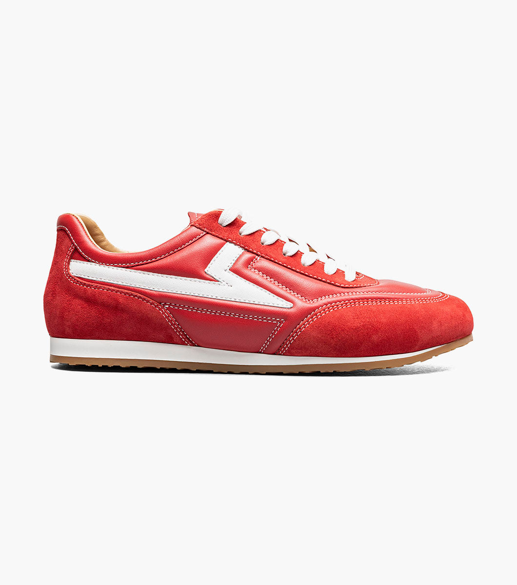 Stacy Adams Action 150 Sporty Lace Up Newest Sneakers - Red