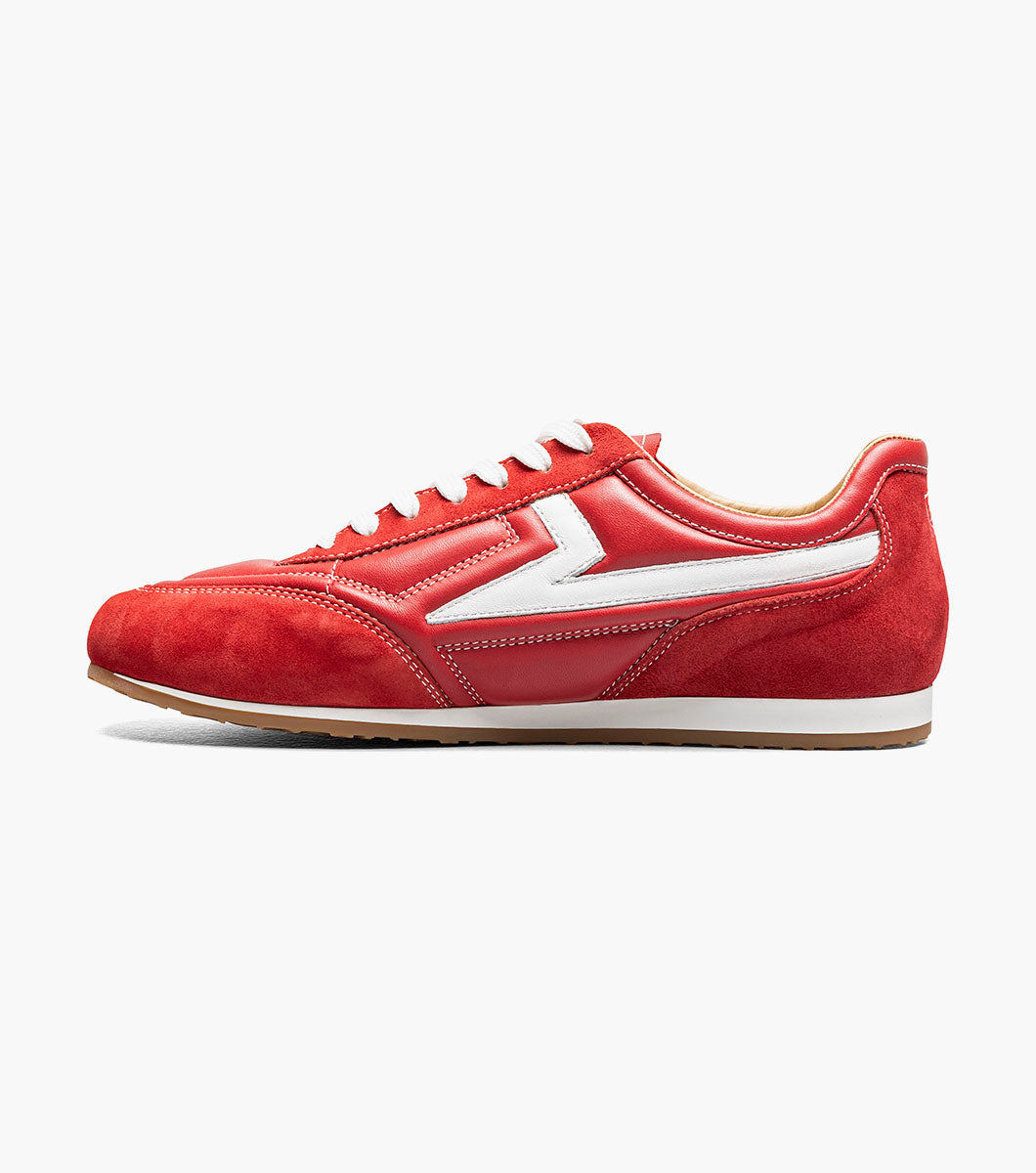 Stacy Adams Action 150 Sporty Lace Up Newest Sneakers - Red
