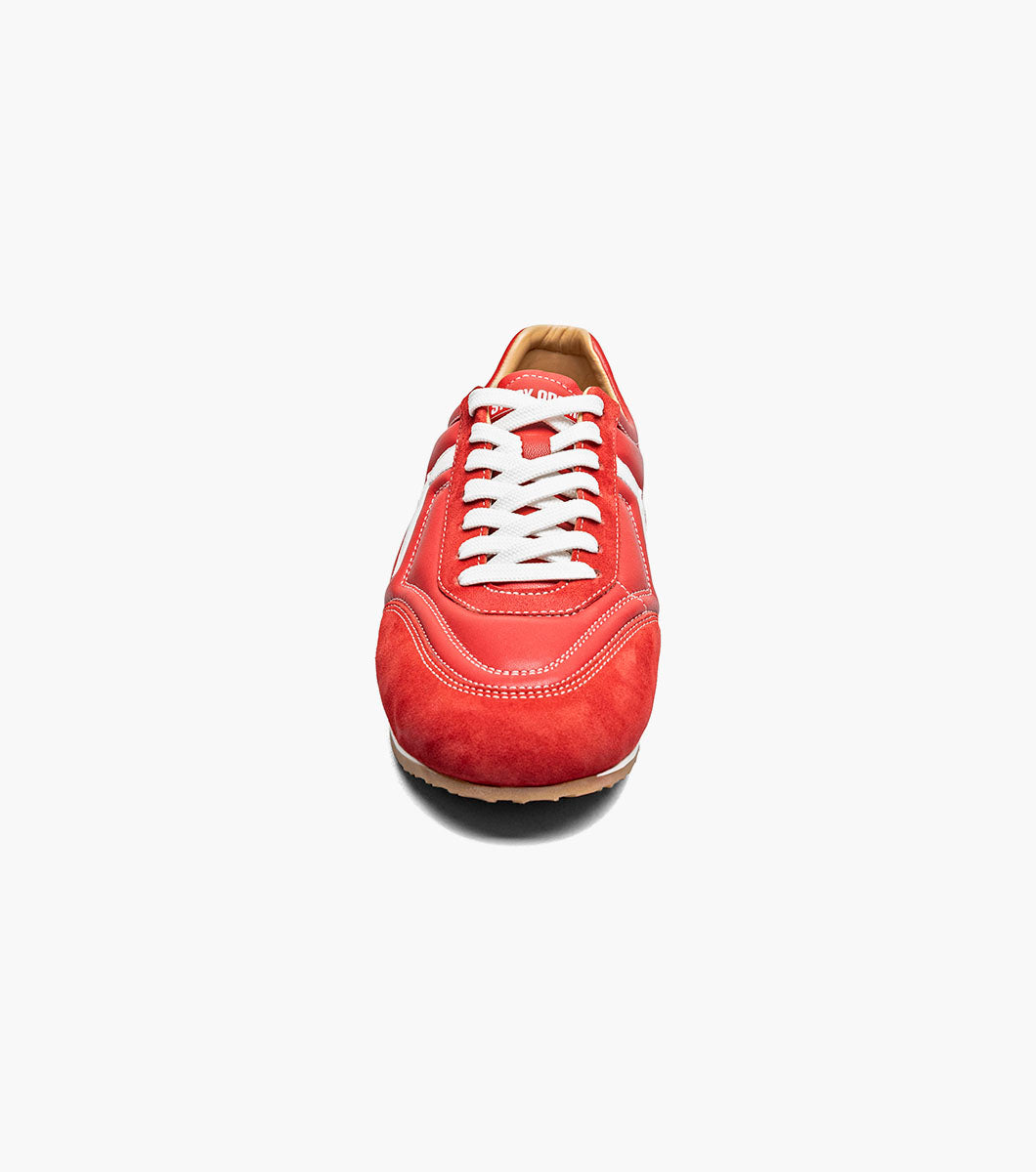 Stacy Adams Action 150 Sporty Lace Up Newest Sneakers - Red