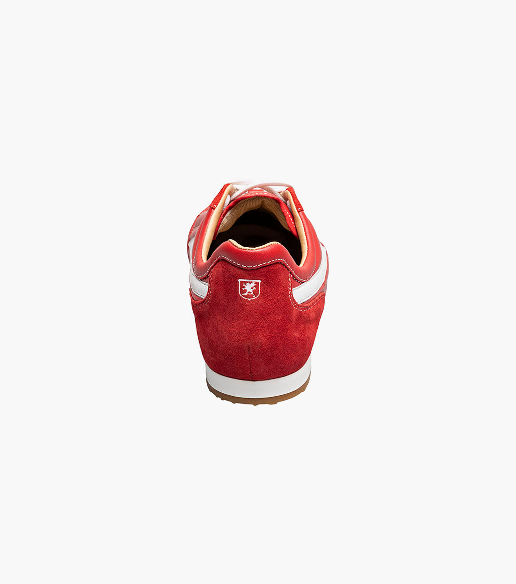 Stacy Adams Action 150 Sporty Lace Up Newest Sneakers - Red