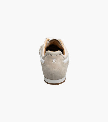 Stacy Adams Action 150 Sporty Lace Up Newest Sneakers - Cream