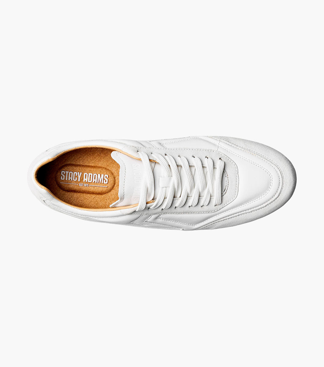 Stacy Adams Action 150 Sporty Lace Up Newest Sneakers - White