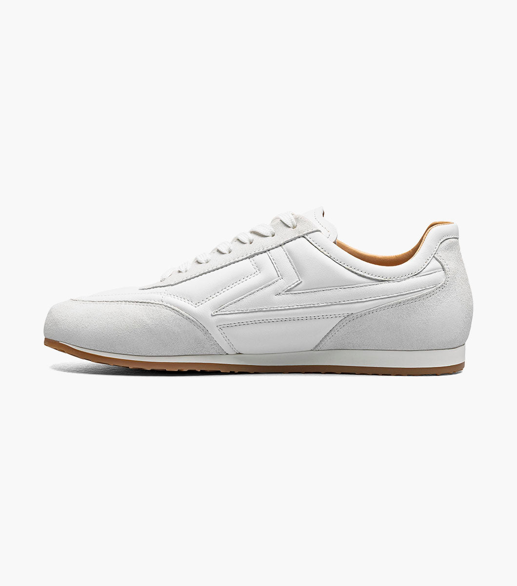 Stacy Adams Action 150 Sporty Lace Up Newest Sneakers - White