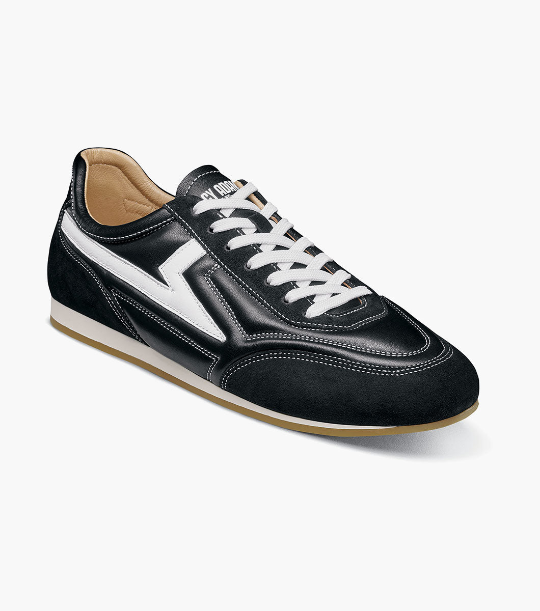 Stacy Adams Action 150 Sporty Lace Up Newest Sneakers - Black