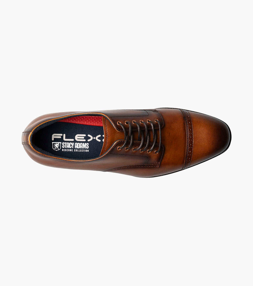 Stacy Adams William Cap Toe Oxford Men’s Dress Shoes - Tan