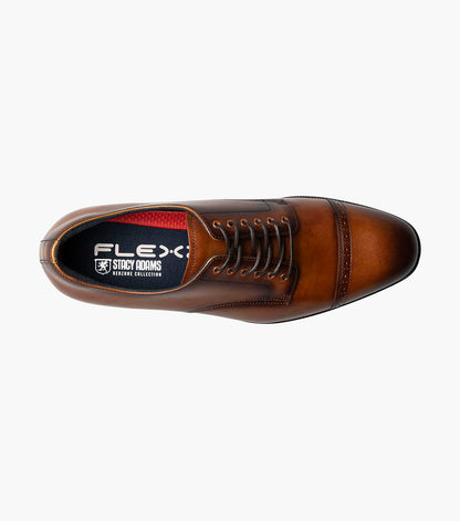 Stacy Adams William Cap Toe Oxford Men’s Dress Shoes - Tan