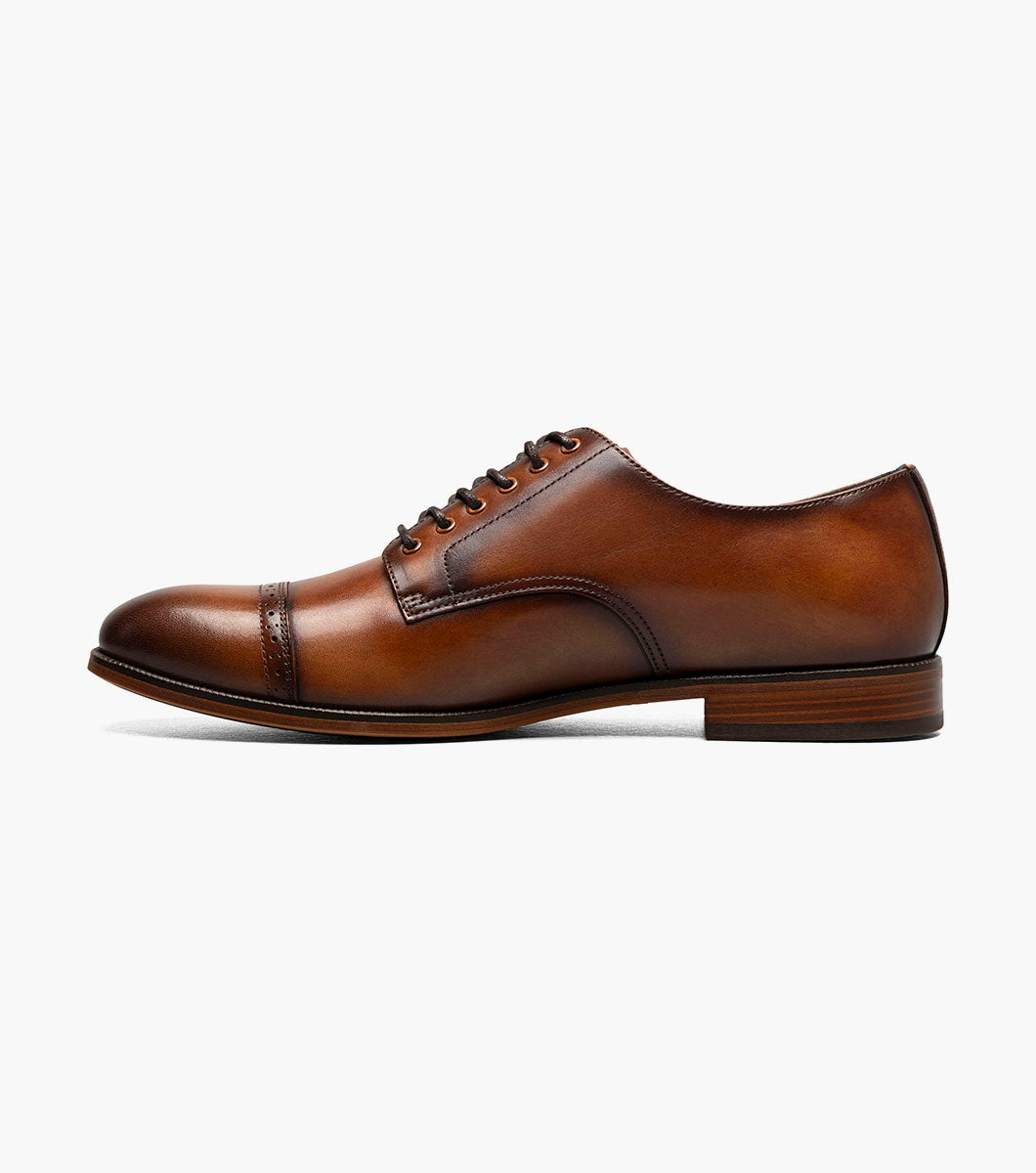 Stacy Adams William Cap Toe Oxford Men’s Dress Shoes - Tan