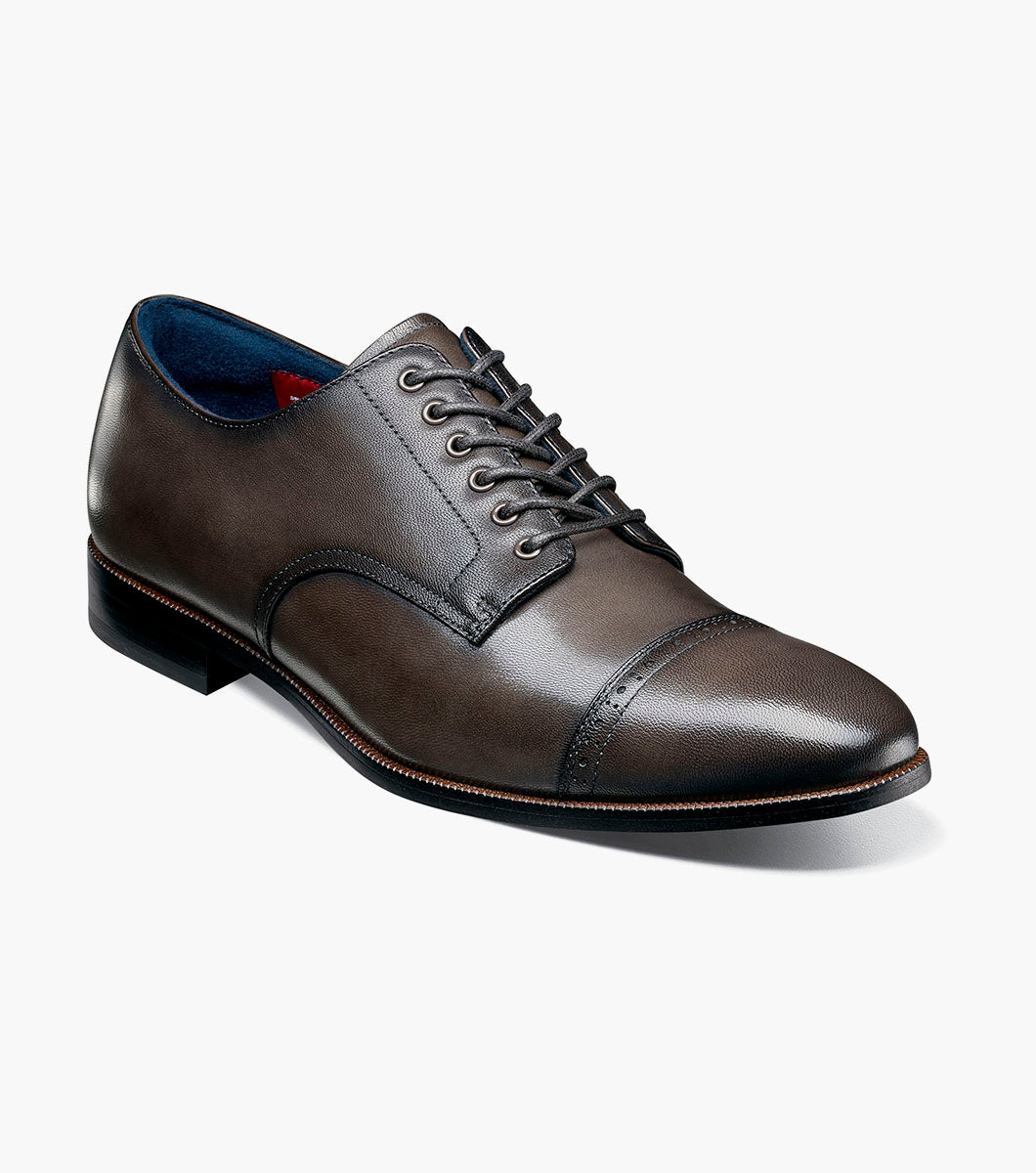 Stacy Adams William Cap Toe Oxford Men’s Dress Shoes - Gray