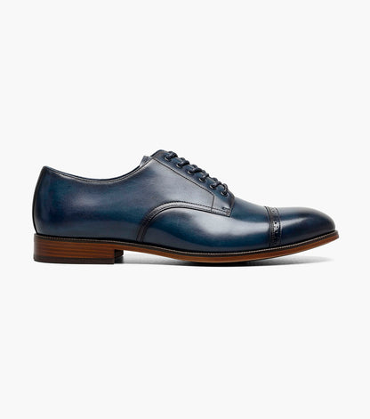 Stacy Adams William Cap Toe Oxford Men’s Dress Shoes - Navy