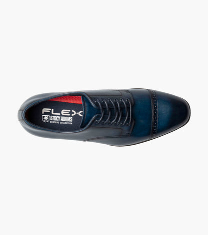 Stacy Adams William Cap Toe Oxford Men’s Dress Shoes - Navy