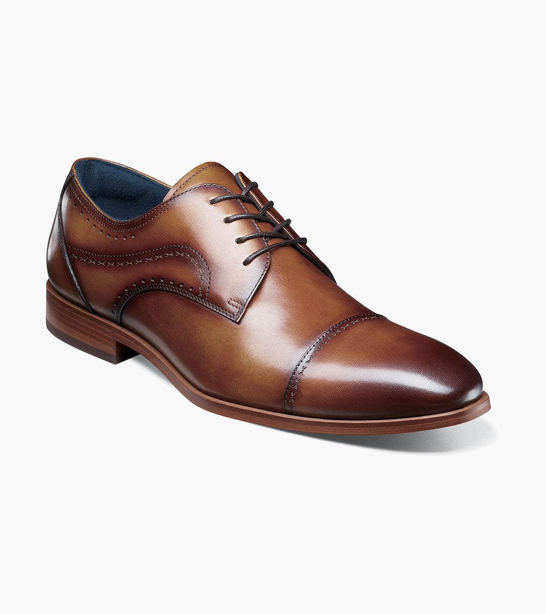 Stacy Adams Bryant Cap Toe Oxford Men’s Dress Shoes - Tan
