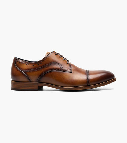 Stacy Adams Bryant Cap Toe Oxford Men’s Dress Shoes - Tan