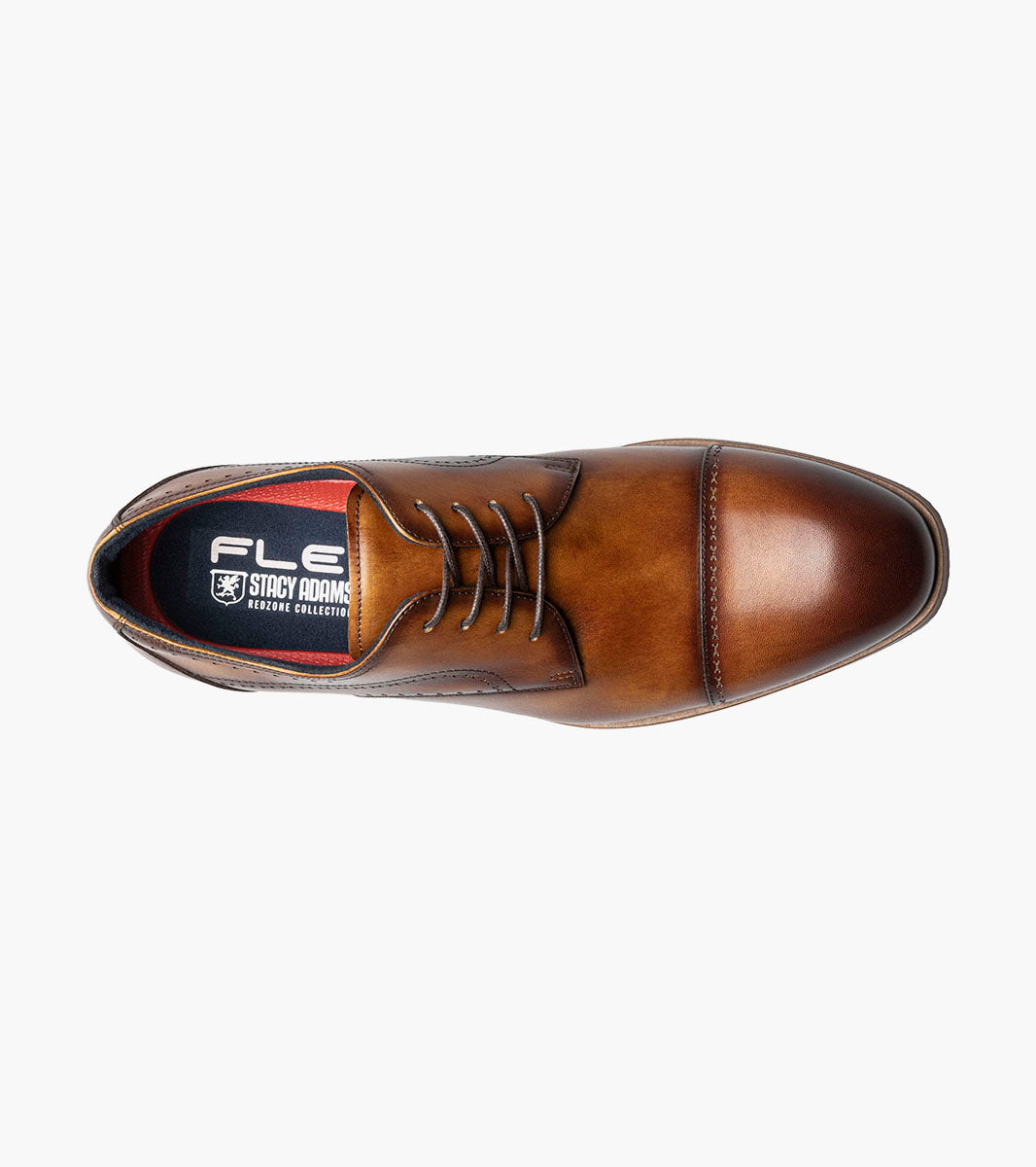 Stacy Adams Bryant Cap Toe Oxford Men’s Dress Shoes - Tan