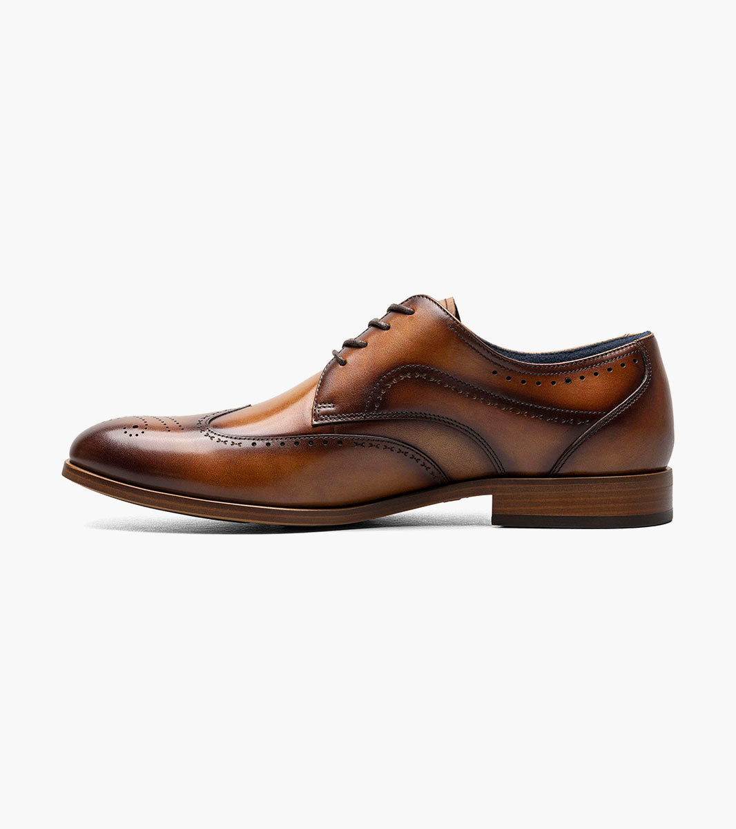 Stacy Adams Brayden Wingtip Oxford Men’s Dress Shoes - Tan